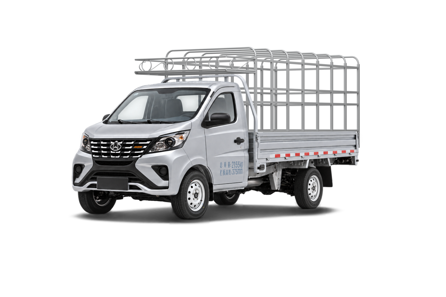Changan Startruck 2025 1.5L Extended Single Cab Stake Comfort — Silver White exterior