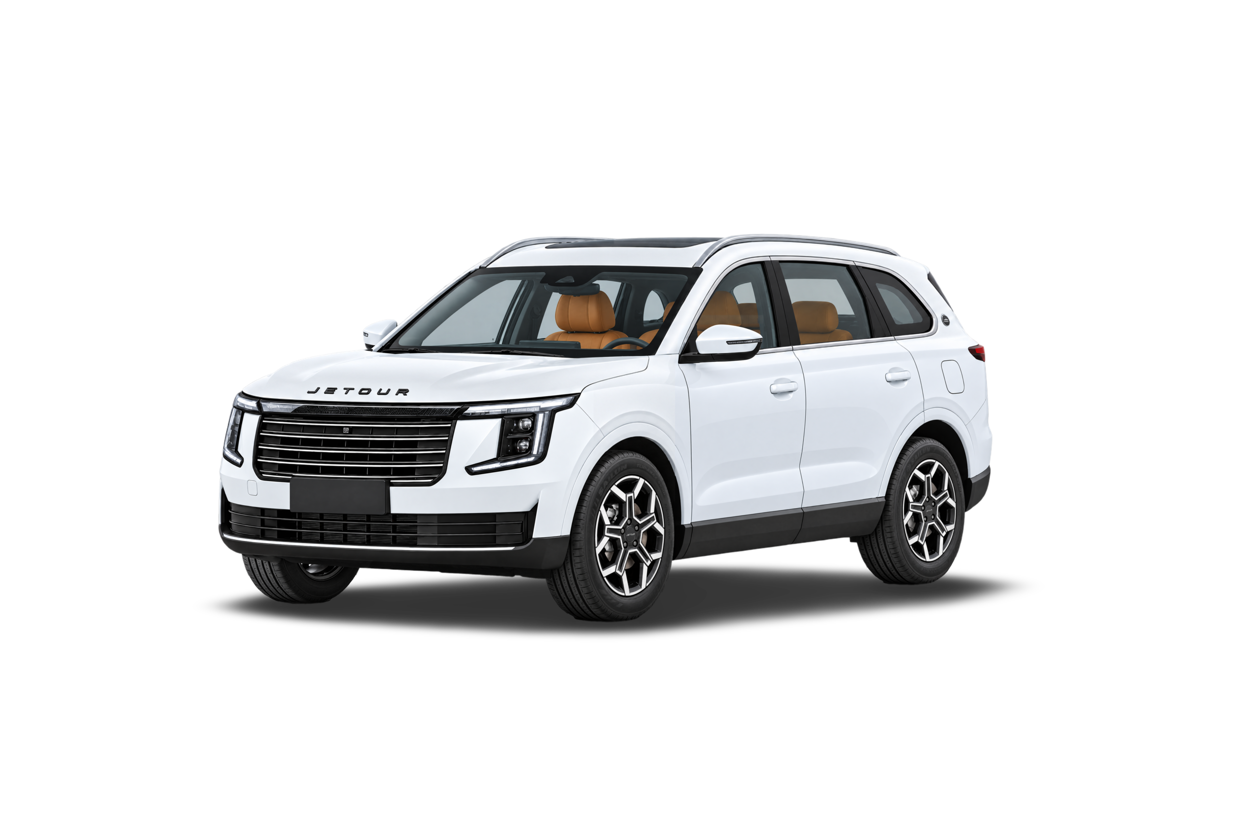 Jetour X70L 2026 1.5TD DCT Standard 5-Seat — Morning Mist White, model reference