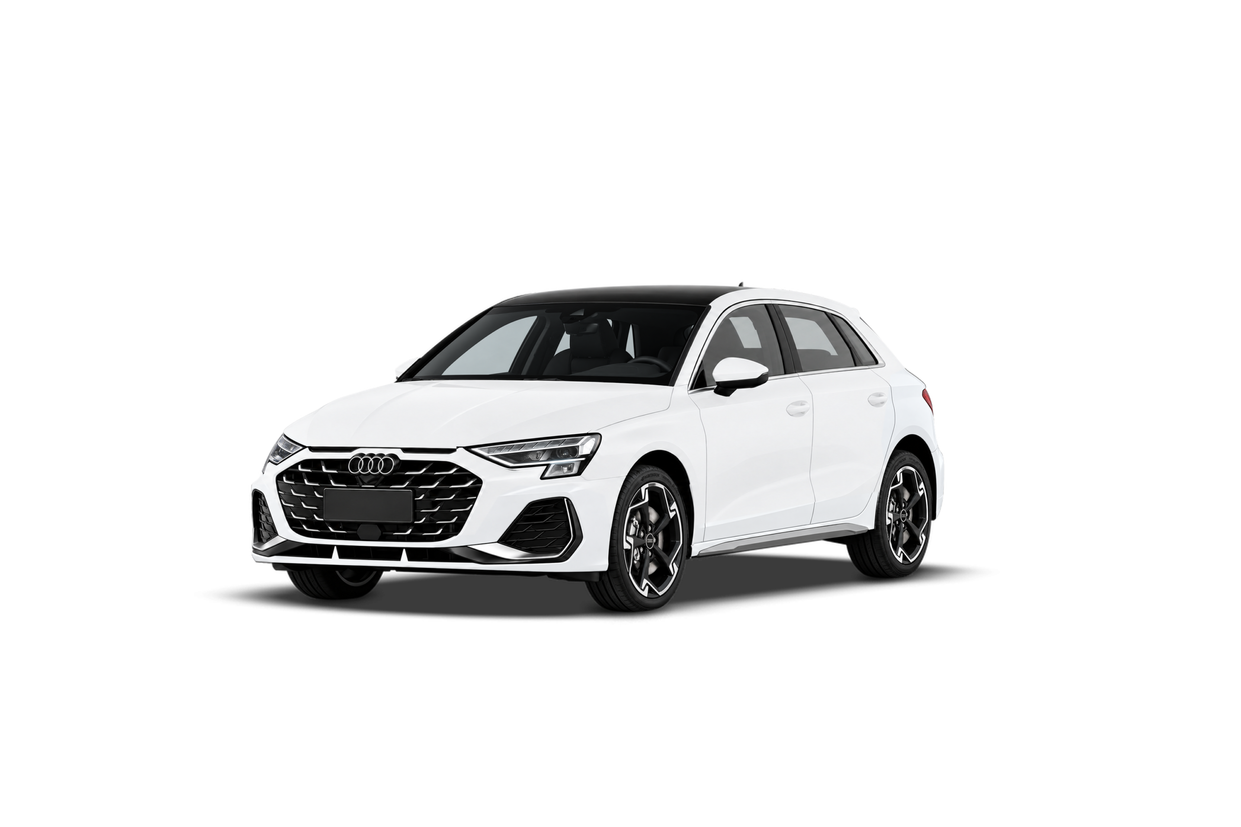 Audi A3 2026 Sportback 35TFSI Swift Enjoy Edition — Glacier White, model reference